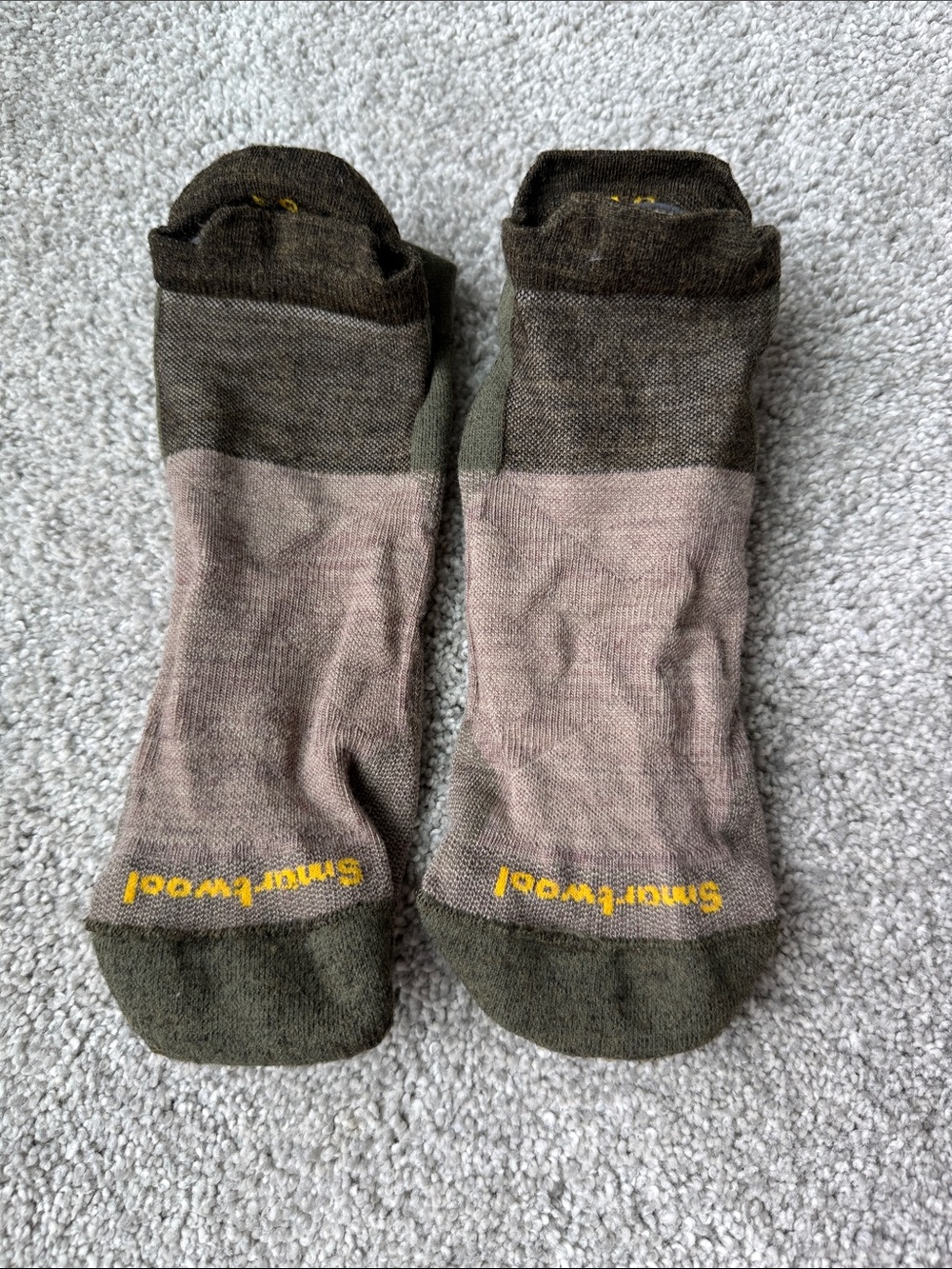 Smartwool- Men’s Bike Low Ankle Two-Tone Socks, Large
